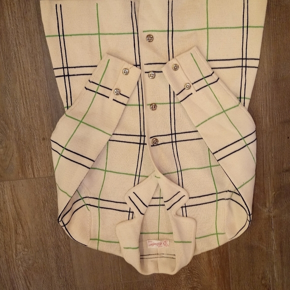 Plaid Cream Women's jacket - Picture 4 of 5
